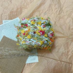 TEMU 50G 녹색 밀꽃 야외 손으로 혼합된 털실 팩, 4단 헤어 클립 장식, 나비 뜨개질 가방, 추가 및 모자용 손뜨개 털실로 적합