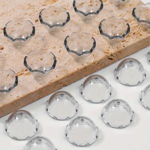 TEMU 아크릴 소재로 제작된 22mm 투명 회색 산호 모양 루스 비즈 60개입. 주얼리 제작, 팔찌, 목걸이, 폰 체인, 헤어 장식, 의류 장식 및 기타 액세서리 재료로 적합합니다.