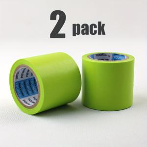 TEMU [2 Cm 3 Cm 5 Cm 다양한 사이즈 옵션] 그린 와시지 종이 스프레이 페인트 보호 테이프 폭 0.78Inch/1.18Inch/1.95Inch 고정력 페인터 테이프 - 방수, 내열, 잔여물 없음, 미술용으로 적합