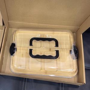 TEMU 아크릴 커버가 있는 치즈 플래터 1개. 활동, 모임, 식당에 적합합니다. 축제용 시작 요리, 샤크루테리 비즈니스, 스낵 제공, 준비 보드, 파티 간식 정리에 좋습니다.