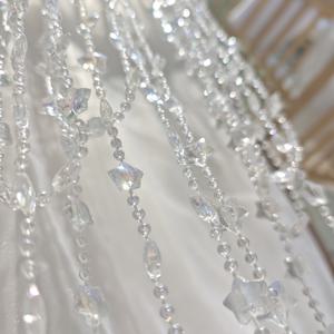 TEMU 문에 걸어 장식하기 좋은 5각 별 모양 아크릴 태슬, 방 분리대, 창문, 거실 장식에 이상적이며, 특히 결혼식에 적합