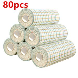 TEMU 80개 테이블보 일회용 플래시매트 천, 다용도 가정용 플래시매트 청소 주방 헝겊 식기 걸레 다기능 테이블보 두꺼운 대형 사이즈 접이식 재활용 가능 일회용 플래시매트 세척 용이 플래시매트