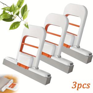 TEMU 3/1 접이식 미니 데스크탑 게으른 걸레, 커피 테이블 청소 식탁 닦기 PVA 걸레, 핸드프리 실내 이중 사용 소형 PVA 걸레, 가벼운 휴대용 주방, 욕실, 화장실, 조리대, 스토브 청소 도구