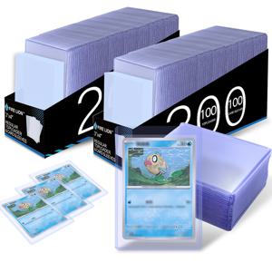 TEMU 400팩 카드 탑로더, 200팩 3