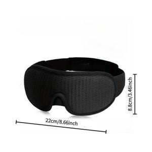 TEMU 1개 3D 수면 마스크 - 여행용 부드럽고 통기성 좋은 빛 차단 아이 커버, 요가 및 낮잠용, 다양한 색상 옵션, 남녀공용 디자인, 편안하고 가벼운 홈/오피스/외출용, 여행용 수면 마스크, 요가 액세서리, 세련된 디자인, 유연한 소재, 남성용 수면 마스크, 여성용 수면 마스크, 여행용 수면 마스크, 요가 아이 마스크/커버