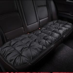 TEMU 차량용 시트 쿠션, 뒷좌석 쿠션, 3인승 뒷좌석 차량 쿠션, 통기성 좋은 두꺼운 보온 보호 패드, 모든 차량 뒷좌석에 적합