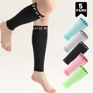 TEMU 여성용 압박 양말 5켤레, 농구, 러닝, 여행, 마라톤, 사이클링, 야외 스포츠 스타킹