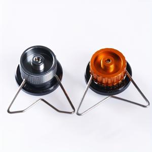 TEMU 1/2팩 캠핑 스토브 가스 리필 어댑터 액세서리, 야외 부탄 변환 헤드 원통형 스토브 어댑터 커넥터 부탄 가스 실린더 변환 헤드