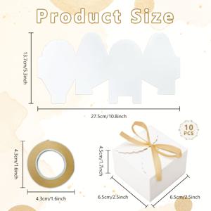 TEMU 10개 노르딕 스타일 선물 상자 - 크리스마스, 생일, 결혼식, 할로윈, 기념일, 선물용으로 완벽