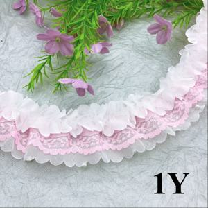 TEMU 1야드 / 6.5cm / 2.56인치 DIY 핑크 및 화이트 레이스 진주 장식 테이프, 선물 포장, 꽃꽂이, 꽃가게 용품용, 리본, 크리스마스 트리, 야외 장식용 액센트 제작용, 어머니의 날, 크리스마스, 추수감사절, 할로윈 선물 장식 및 의류 레이스 장식 액세서리용