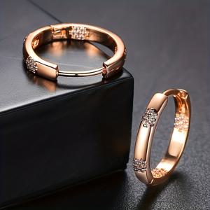 TEMU 빈티지 스타일의 고급 귀걸이 한 쌍, 저자극성, 미니멀 스타일, 패셔너블하고 활용도 높은, 가볍고 편안한, 발렌타인데이를 위한 완벽한 선물