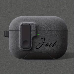 TEMU [맞춤 제작] 개인화 이니셜 글자 맞춤 잠금 버클 팝업 글리터 이어폰 케이스 에어팟 1 2 3 4 프로 2 프로 3용 DIY 케이스 럭셔리 커버 생일 선물, 크리스마스 선물, 할로윈 선물에 완벽한 선물