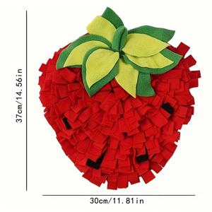 TEMU 숨겨진 간식이 있는 인터랙티브 강아지 스너플 매트 - 슬로우 피더 퍼즐 장난감, 강아지와 개를 위한 정신 자극 및 훈련 보조, 모든 견종 크기에 적합한 내구성 있는 슬로우 이팅 스너플 패드