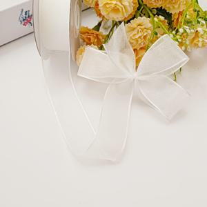 TEMU 수제 리본, 부케 리본, 공예 용품, 원단, 수제 웨딩 부케 및 선물 부케 포장 재료를 위한 9야드 폭 2.5cm 눈 가제 꽃 네트 롤