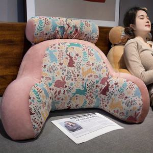TEMU 만화 장식 베개, 다기능 만화 헤드보드 베개, 허리 쿠션, 소파 쿠션, 대형 등받이 헤드보드 베개, 독서용 베개, 사무용 베개, 소파용 허그 베개, 침대에서 독서와 휴대폰 사용용, 분리형 세탁 가능, 크리스마스 및 할로윈용