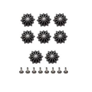 TEMU 레트로 리벳 호박 네일 목련 네일 충돌 네일, 가방, 벨트, 청바지, 가죽 공예 리벳, 시계줄 의류 장식 금속 추가 리벳 8세트