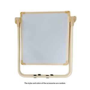 TEMU 자석 화이트보드 및 칠판 양면 | 조절 가능한 드로잉 이젤, 간편한 청소, 360° 회전, 메탈 프레임, 가정 및 사무실 사용에 적합