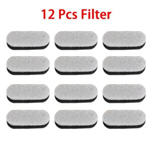 TEMU 애완 동물용 정수기 필터 교체용, 4개, 8개, 12개 또는 24개 팩으로 구매 가능, FT666, FT555, FT888 및 FT006 정수기에 적합, 고양이 물통용 활성탄 성분 포함, 배터리 없음