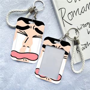 TEMU 안전한 ID 카드 홀더 - 분실 방지 스트랩 & 키 호환 가능 - 레트로 내구성 스와이프 지갑, 학생 및 사무실용 - ID, 키, 교통 카드 안전 보관