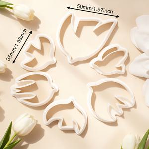 TEMU 스타일 새 모양 폴리머 클레이 커터 6개 세트. 날아다니는 새 테마로 주얼리 및 펜던트 귀걸이 제작에 적합합니다. 이 창의적인 겨울 새 모양 클레이 몰드 세트는 주얼리 제작에 완벽합니다.