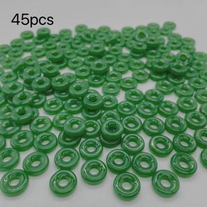 TEMU 13mm 유리 도넛 비즈 45개, 태슬 연결 링 포함, 수제 한푸 창작 헤어핀, 고대 스타일 추가