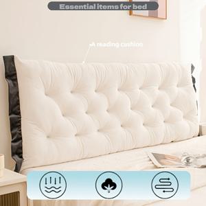 TEMU 세탁이 필요 없는 부드러운 끝을 갖춘 신선하고 간편한 양면 독서 쿠션 - 목과 등 지지를 위해 인체공학적으로 디자인되었으며 편안한 독서 각도를 위한 필수품, 목과 등 피로를 완화합니다.