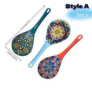 TEMU 세라믹 수프 스푼 세트, 가정용 대형 주방 스푼, 수프 숟가락, 라면 수프 스푼, 세라믹 스푼, 만두용 미소 수프 스푼, 전자레인지 및 오븐 사용 가능