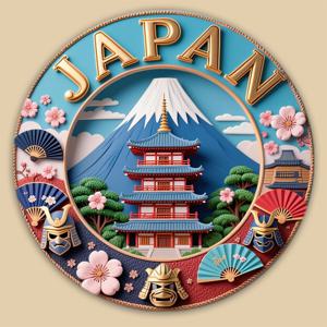 TEMU 1개 대형 일본 테마 냉장고 자석 - 국기, 후지산, 벚꽃, 스모 선수, 토리이 디자인 - 냉장고, 화이트보드, 홈/오피스 장식용 라운드 자석 - 일본 애호가를 위한 이상적인 선물 (초대형 자석)