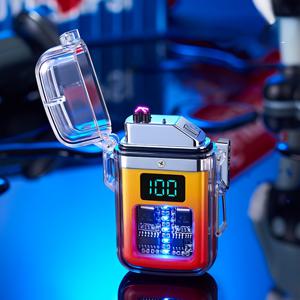 TEMU 충전식 전기 라이터, USB-C 고출력 플레임 아크 플라즈마 라이터, 방풍 캠핑 라이터, 긴 배터리 수명, 가정 및 야외 사용에 적합