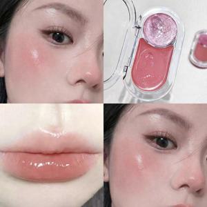 TEMU 촉촉한 젤리 제형으로 하이라이터 블러셔 크림 틴트 미세 펄부터 화려한 글리터까지