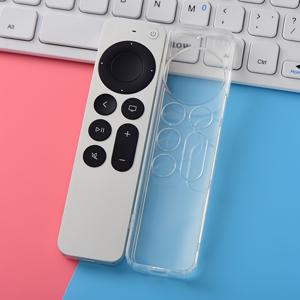TEMU Apple TV 4K 2021 모델, TV6 2022 모델 및 TV7 리모컨용 보호 케이스, 풀 커버리지 디자인과 버튼 컷아웃이 있는 부드러운 TPU 소재로 제작