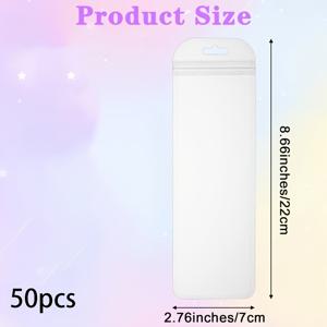 TEMU 비즈 장식 펜 포장 백 | 소규모 사업, 주얼리, 립글로스, 사탕 및 화장품 보관용 투명 재밀봉 가능 플라스틱 보관 백