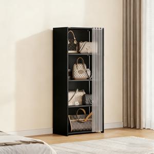 TEMU 5단 다목적 의류용 캐비넷 1/2개, 먼지 방지용 수납함, 선반 & 행거봉 포함, 간편한 무공구 설치, 30파운드 수납 가능, 공간절약형 디자인, 침실, 사무실, 기숙사, 거실용 제품, 휴대용 옷장