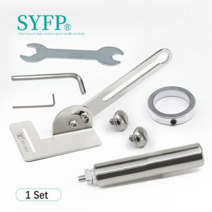 TEMU 8개입 플랫베드 재봉틀 슬리브 및 바지 다리 탄성 브래킷 신제품 세트, 나사 조절 가능 (업/다운), 펀칭 또는 수동 작업 불필요, 탄성 밴드 정확한 위치 조정, 산업용 재봉틀 보조 도구