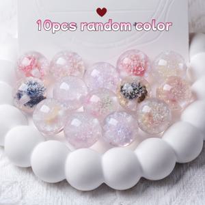 TEMU 20/10개 야광 모란 비즈 | 주얼리 장식, 레진 비즈 펜 재료, 공예용 장식 비즈