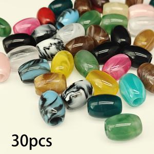 TEMU 프로젝트용 대형 구멍 아크릴 버킷 비즈, 의류 장식용 추가, 수제 주얼리 부품, 공예 용품, 방 장식, 미술, 목걸이, 팔찌, 귀걸이 및 폰 참과 같은 수제품 부품