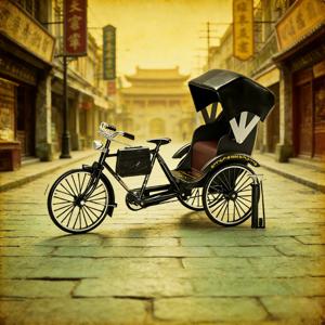 TEMU 수제 DIY 세발 자전거 모델 - 수동 페달식 삼륜차, 사무실, 서재, 거실 장식용 / 데스크탑 장식, 크리스마스 & 이스터 선물, 취미 활동가를 위한 제품