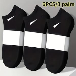 TEMU 6개/3개 남성용 헤비 듀티 폴리에스터 크루 삭스 | 두꺼운 아치 지지, 간편한 스포츠 디자인, 블랙/화이트/회색 - 데일리 및 포멀 웨어, 피트니스, 여행에 적합 | 내구성이 뛰어나고 편안함, 모든 날씨 사용, 손세탁 전용