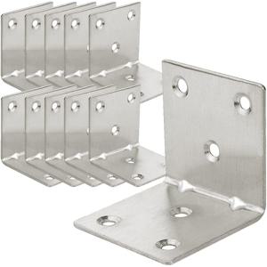 TEMU 튼튼하고 견고한 각도 조인트 70개 세트, 가구, 캐비닛, 책장용 강화된 하드웨어 부품, 각도 조인트에서 하중 지지용으로 설계된 90도 L자형 브래킷 특징