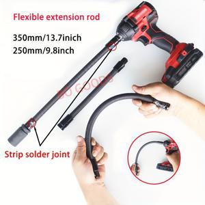 TEMU 유연 슬리브 연장봉, 유연한 연장봉 세트 2개입 1/2인치, 길이 350mm, 250mm, 임팩트 슬리브 스프링 드라이버 어댑터 소켓 렌치 자동차 공구 작업대 도구