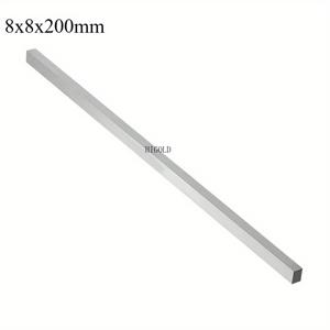 TEMU 200mm 긴 CNC 라텍스 HSS 비트 1pc 3/4/5/6/8/10/12mm CNC 터닝 밀링 도구 스테인레스 바 CNC 라텍스 도구 HSS 사각형 스테인레스 바 200mm 밀링, 드릴링, 펀칭, 터닝, 철, 구리, 알루미늄 도구