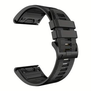 TEMU Quick Fit 스포츠 시계 밴드 | Garmin Fenix 7X/7/7S/6X/6/6Spro 호환, 듀얼 컬러 소프트 실리콘 스트랩 (Fenix 8 47 51 43mm/5/5X/5Splus/Tactix 7/7Pro/Quatix 5/6/Forerun용)