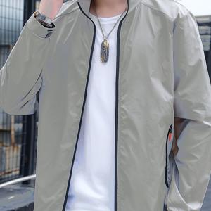 TEMU 남성용 여름 아웃도어 스킨 재킷 경량 코트