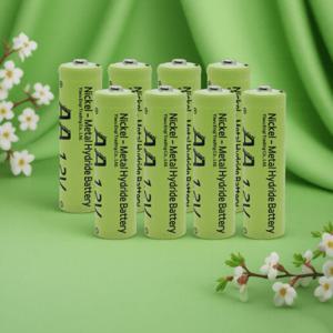 TEMU 1.2V 충전식 NI-MH AA-AAA 배터리 - 고용량 300mAh, 내구성 있는 금속 디자인, 가정용 장치에 적합, 일상적인 배터리|스타일리시한 재사용 가능한 배터리|내구성 있는 금속 구조, AA 배터리 전원