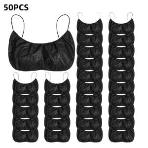 TEMU 50/100pcs 일회용 브래지, 스파용 일회용 브래지 및 속옷, 샤워 피지오테라피 스프레이 태닝용 통기성 브래지