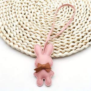 TEMU 8가지 색상으로 새로운 컬러 옵션 제공, 핑크색, 오렌지색, 노란색, 보라색 등 새로운 색상의 수제 토끼 장식품, 사실적인 디자인의 귀가 긴 토끼, 조절 가능한 걸이 코드, 리본 장식이 있는 토끼 특징