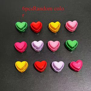 TEMU 6개 니트 바늘 플러그, 바늘 팁 잠금장치, 이중구멍 바늘 보호대, 하트 모양 플라스틱 로프 잠금장치, 스프링식 이동형 바늘 정지기, 수제 DIY 소품용 니트 액세서리