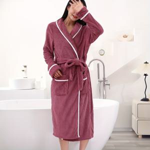 TEMU 1개 & 화이트 & 체크무늬 목욕가운 - 빠른 건조 마이크로파이버 로브, 스파, 샤워, 목욕용 통기성 | 세탁기 사용 가능한 성인용 우아한 목욕복