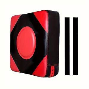 TEMU 벽걸이 펀칭 패드, PU 가죽 복싱&킥복싱 훈련용 타겟, 무술 손눈 협응력 강화 내구성 피트니스 장비, 홈짐용 안전 스트랩 포함