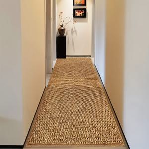 TEMU 파인애플 링 1220G/㎡ 컬러 복도 러너 매트 1개, 미끄럼 방지 러그, 세탁기 사용 가능한 내구성 바닥 매트, 주방, 침실, 침대 옆, 욕실, 복도, 현관, 주방 카펫, 홈 오피스, 싱크대, 세탁실에 적합
